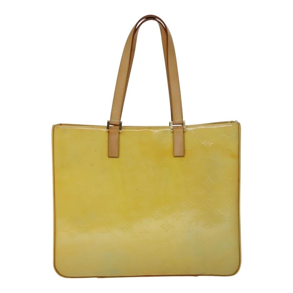 Louis Vuitton Monogram Vernis Columbus Tote Bag Gray